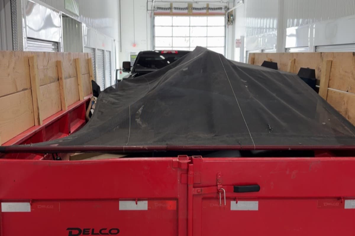 Storage unit cleanout